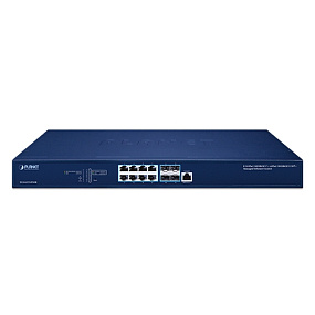 8-портовый управляемый Ethernet-коммутатор PLANET L3 10GBASE-T + 4 порта 10GBASE-X SFP+  с двойным резервным питанием AC 100~240В XGS-6311-8T4XR