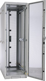 Шкаф серверный напольный 42U (800х1000) дверь перфорированная 2 шт. от компании Гринпоинт