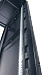 Шкаф серверный ПРОФ напольный 42U (600x1000) дверь перфор. 2 шт., черный, в сборе от компании Гринпоинт