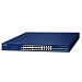  Управляемый Ethernet коммутатор L3 24-Port 2.5GBASE-T 802.3bt PoE + 6-Port 10GBASE-X SFP+ PLANET MGS-6311-24UPL6X