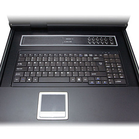 16-портовый IP KVM переключатель Planet комбинированный VGA LCD 17" IKVM-210-16M