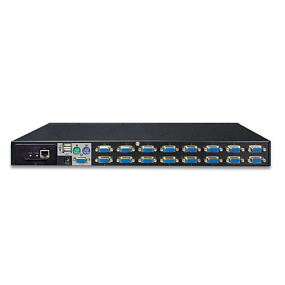16-портовый IP KVM переключатель Planet IKVM-210-16