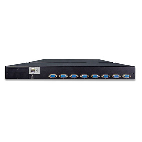 8-портовый комбинированный VGA LCD KVM переключатель Planet 17" KVM-210-08M