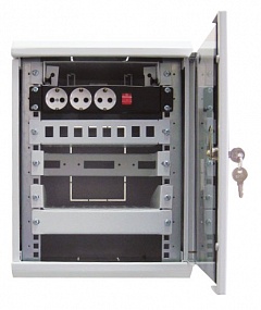 Шкаф телекоммуникационный настенный 10" 8U, (320х255) от компании Гринпоинт