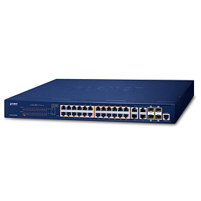 24-портовый управляемый коммутатор Planet GS-4210-24PL4C