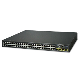 48-портовый управляемый коммутатор Planet GS-4210-48P4S