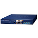  Управляемый Ethernet коммутатор L3 8-Port 2.5GBASE-T 802.3bt PoE + 4-Port 10GBASE-X SFP+ PLANET MGS-6311-8UP4X