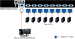 8-портовый комбинированный KVM переключатель Planet KVM-210-08