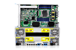 Система хранения данных Gooxi DST402-S24RB Huawei, Lenovo, Gooxi от компании Гринпоинт