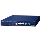 8-портовый мультигигабитный управляемый Ethernet-коммутатор L3 Planet MGS-6311-10T2X