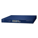 8-портовый управляемый Ethernet-коммутатор PLANET L3 10GBASE-T + 4 порта 10GBASE-X SFP+  с двойным резервным питанием AC 100~240В XGS-6311-8T4XR