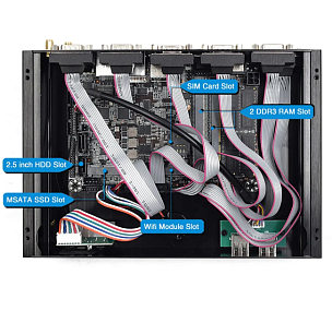 Промышленный безвентиляторный мини‑ПК VENOEN (Hystou) K4 на базе процессоров Intel®